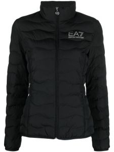 Ea7 Emporio Armani veste zippée à capuche - Noir