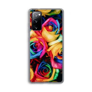 Neon bloemen: Samsung Galaxy S20 FE / S20 FE 5G Transparant Hoesje