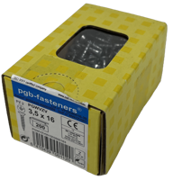 Pgb-Europe PGB-FASTENERS | Spaanplaatschroef VK-Z Ø 3,5x16 Zn | 200 st - PGWVZV001003500163 - thumbnail