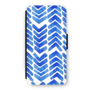 Blauwe pijlen: iPhone 8 Flip Hoesje