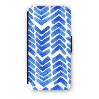 Blauwe pijlen: iPhone 8 Flip Hoesje