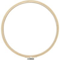 Houten ronde borduur ring 15 cm   -