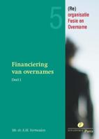 Financiering van overnames en kapitaalbescherming (Paperback)