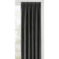 Leen Bakker - Gordijnstof Luca - Antraciet - Polyester - Grijs - B140 Cm