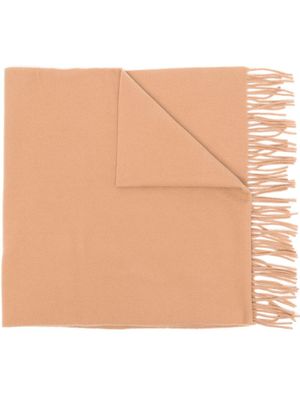 TOTEME écharpe à bords frangés - Marron