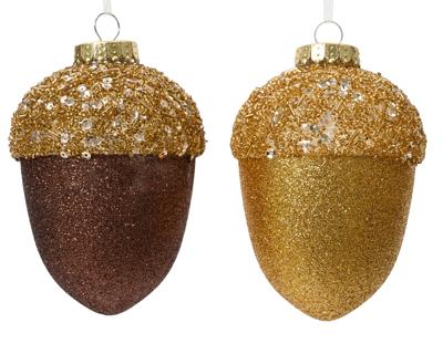 Dennenappel plc l10b10h12.5 cm a2 I kerst - Decoris