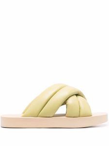 Proenza Schouler sandales matelassées Float - Vert