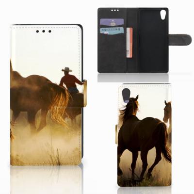Sony Xperia XA1 | Telefoonhoesje | Met pasjeshouder | Design Cowboy