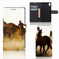 Sony Xperia XA1 | Telefoonhoesje | Met pasjeshouder | Design Cowboy
