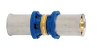 Kirchhoff Messing aansluitstuk, blank, 26 mm, perskoppeling voor meerlagenbuis - 988710355