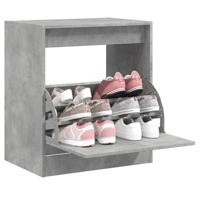 VidaXL Schoenenkast 60x42x69 cm bewerkt hout betongrijs