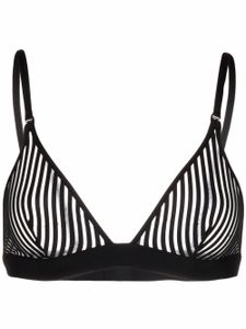 Maison Close soutien-gorge à bonnets triangles - Noir