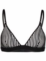 Maison Close soutien-gorge à bonnets triangles - Noir