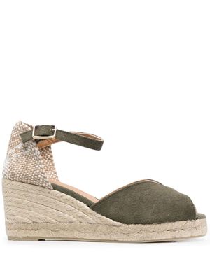Castañer espadrilles compensées Carol - Vert