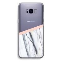A touch of peach: Samsung Galaxy S8 Plus Transparant Hoesje