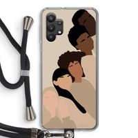 Sweet creatures: Samsung Galaxy A32 5G Transparant Hoesje met koord