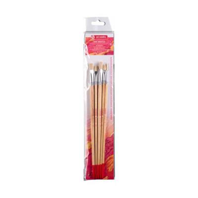 Talens art creation olie&acrylpenselenset van 5varkenshaar