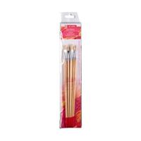 Talens art creation olie&acrylpenselenset van 5varkenshaar