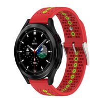 Dot Pattern bandje - Rood - Samsung Galaxy Watch 4 Classic - 42mm & 46mm - thumbnail
