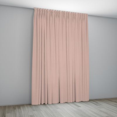 Overgordijn Parijs roze Coupage