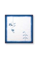 Pip Studio Set/2 Servetten Pip & The Blue Bird Bloemen Blauw