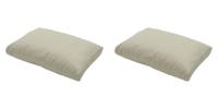 Lounge back 60x40 Beige eco nature outdoor finishing (2 stuks) Madison - Madison