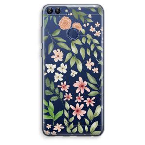 Botanical sweet flower heaven: Huawei P Smart (2018) Transparant Hoesje