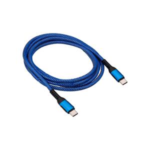 Akyga USB-kabel USB-C stekker, USB-C stekker 1.80 m Blauw AK-USB-38