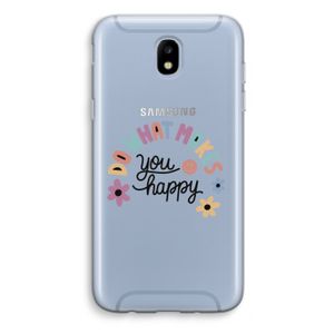 Happy days: Samsung Galaxy J5 (2017) Transparant Hoesje