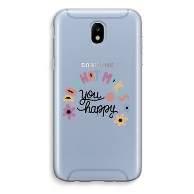 Happy days: Samsung Galaxy J5 (2017) Transparant Hoesje