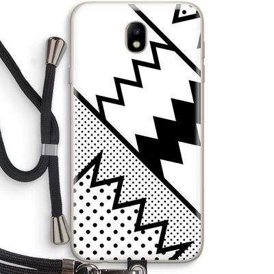 Pop Art #5: Samsung Galaxy J7 (2017) Transparant Hoesje met koord