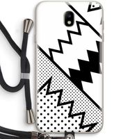 Pop Art #5: Samsung Galaxy J7 (2017) Transparant Hoesje met koord