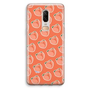 Just peachy: OnePlus 6 Transparant Hoesje
