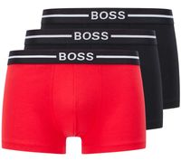 Hugo Boss boxershorts zwart-rood-zwart 3-pack