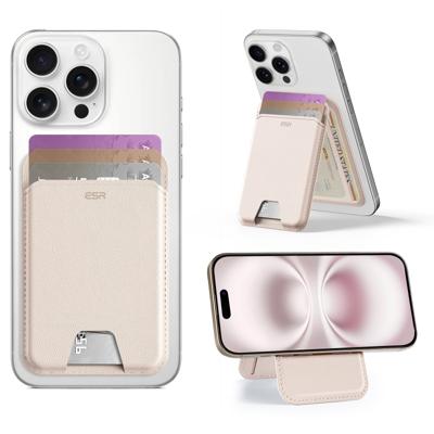 Aura Wallet Stand (HaloLock) - Cream Beige