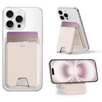 Aura Wallet Stand (HaloLock) - Cream Beige