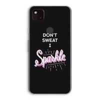 Sparkle quote: Google Pixel 4a 5G Transparant Hoesje