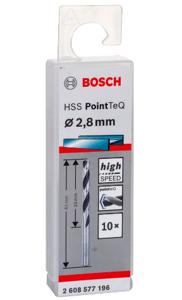 Bosch Accessories 2608577196 Metaal-spiraalboor 2.80 mm 10 stuk(s)