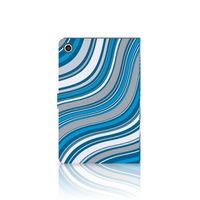 Lenovo Tab M10 Plus 3rd Gen 10.6 inch Tablet Hoes Waves Blue - thumbnail