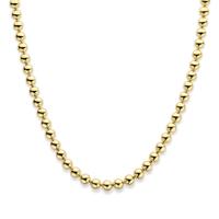 14K Geelgouden Collier met Bolletjes van 10 mm - Elegant en Tijdloos