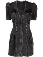 Retrofete robe Stasha courte en jean - Noir