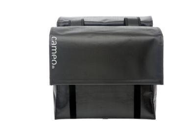 New looxs dubbele fietstas - bisonyl zwart - unisex - fiets - 46l