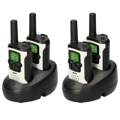 Walkie talkie Set Frequentiekanalen - Wit / Zwart