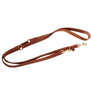 Cloud7® Hondenriem Prince Park, cognac/pink