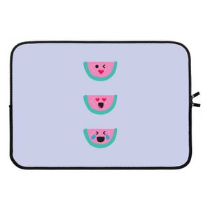 Smiley watermeloen: Laptop sleeve 13 inch