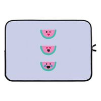 Smiley watermeloen: Laptop sleeve 13 inch