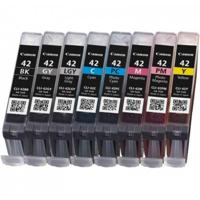 Canon Inktcartridge CLI-42 Origineel Combipack Zwart, Cyaan, Magenta, Geel, Foto cyaan, Foto magenta, Grijs, Lichtgrijs 6384B010 - thumbnail