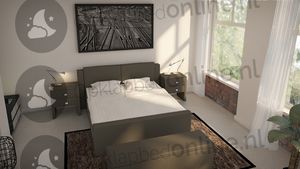 Standaard boxspring 140 x 190 cm- stofkleur 7010