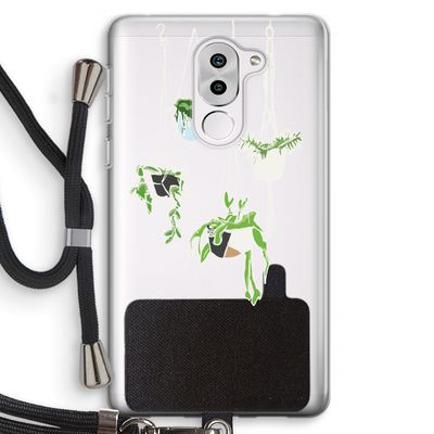Hang In There: Honor 6X Transparant Hoesje met koord