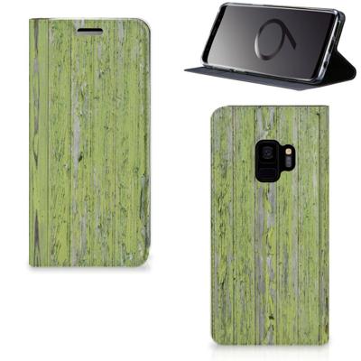 Samsung Galaxy S9 Book | Wallet Case | Green Wood